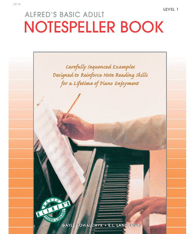 Alfred's Basic Adult Piano Course: Notespeller Book 1 - Remenyi House of Music