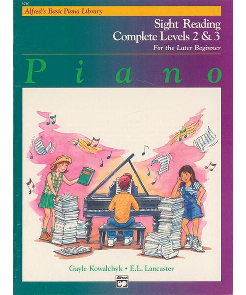 Alfred's Basic Piano Library: Sight Reading Book Complete Level 2 & 3 - Remenyi House of Music