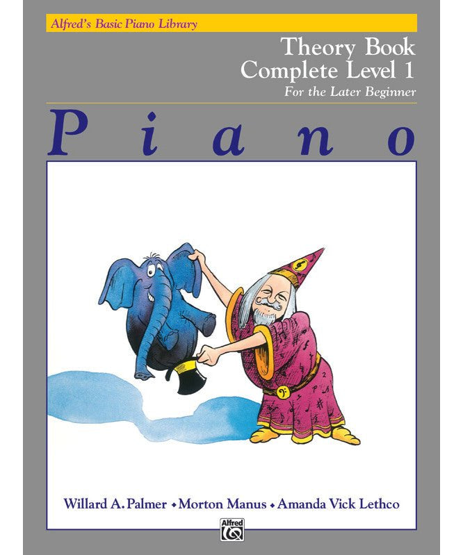 Alfred's Basic Piano Library: Theory Book Complete 1 (1A/1B) - Remenyi House of Music