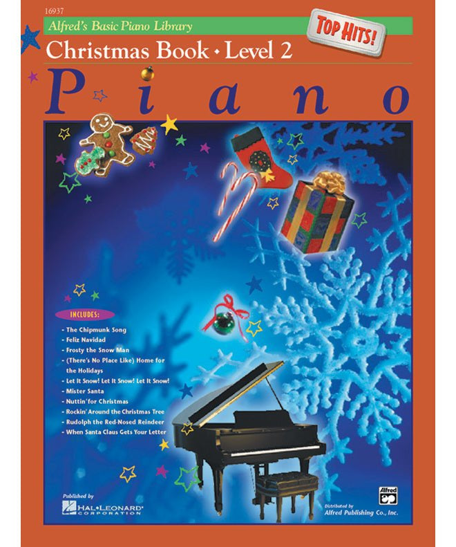 Alfred's Basic Piano Library: Top Hits! Christmas Book 2 - Remenyi House of Music