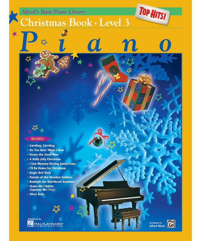 Alfred's Basic Piano Library: Top Hits! Christmas Book 3 - Remenyi House of Music