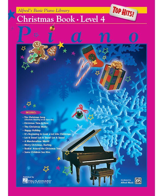 Alfred's Basic Piano Library: Top Hits! Christmas Book 4 - Remenyi House of Music