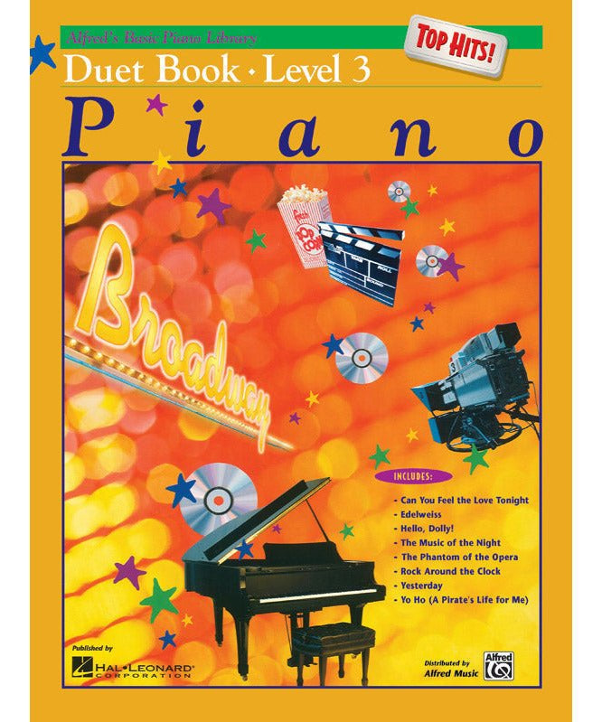 Alfred's Basic Piano Library: Top Hits! Duet Book 3 - Remenyi House of Music