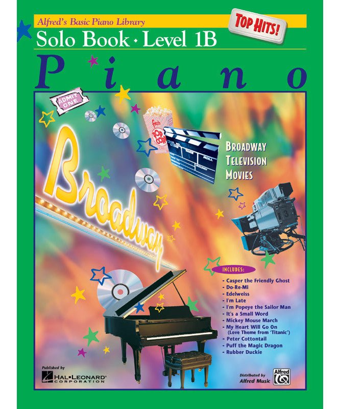 Alfred's Basic Piano Library: Top Hits! Solo Book 1B - Remenyi House of Music