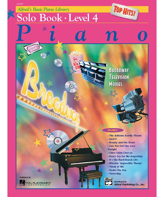 Alfred's Basic Piano Library: Top Hits! Solo Book 4 - Remenyi House of Music