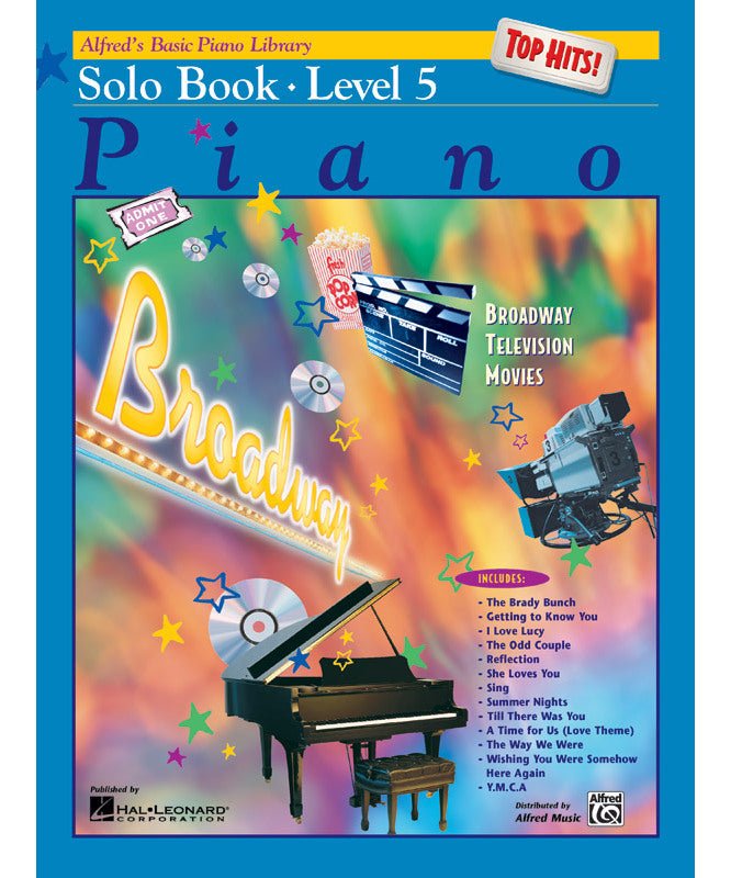 Alfred's Basic Piano Library: Top Hits! Solo Book 5 - Remenyi House of Music