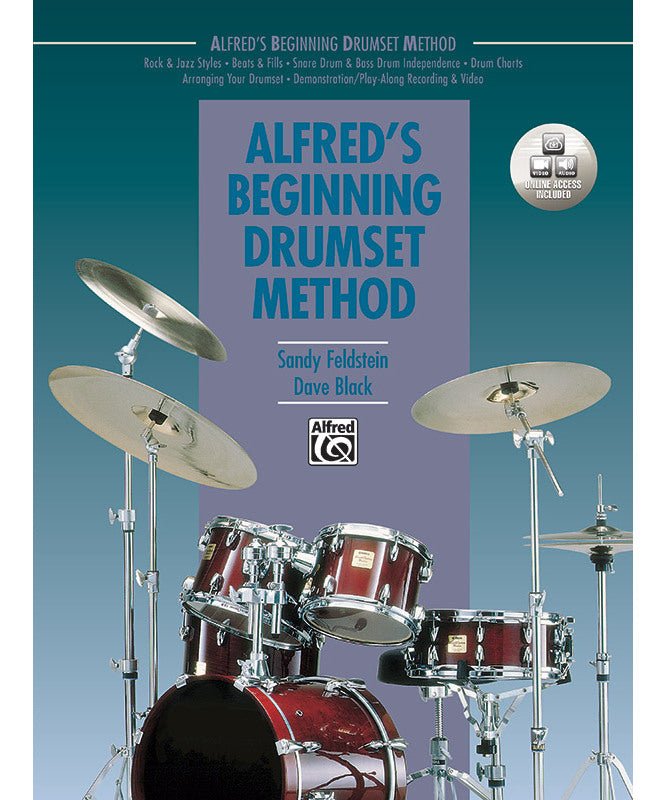 Alfred's Beginning Drumset Method Book & CD