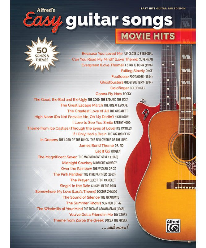 Alfred's Easy Guitar Songs: Movie Hits - Remenyi House of Music