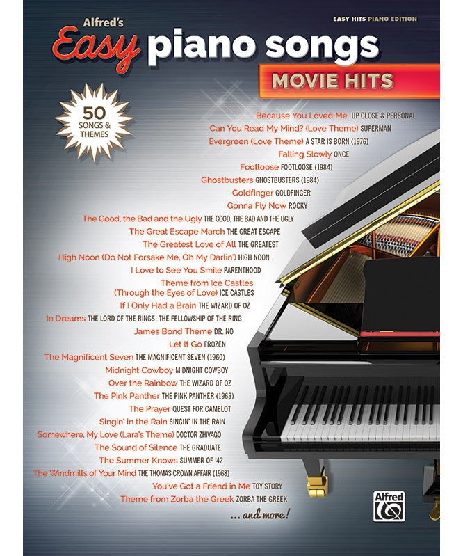 Alfred's Easy Piano Songs: Movie Hits - Remenyi House of Music