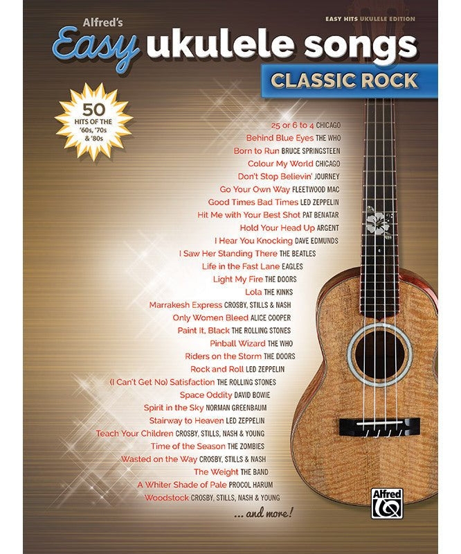 Alfred's Easy Ukulele Songs: Classic Rock - Remenyi House of Music