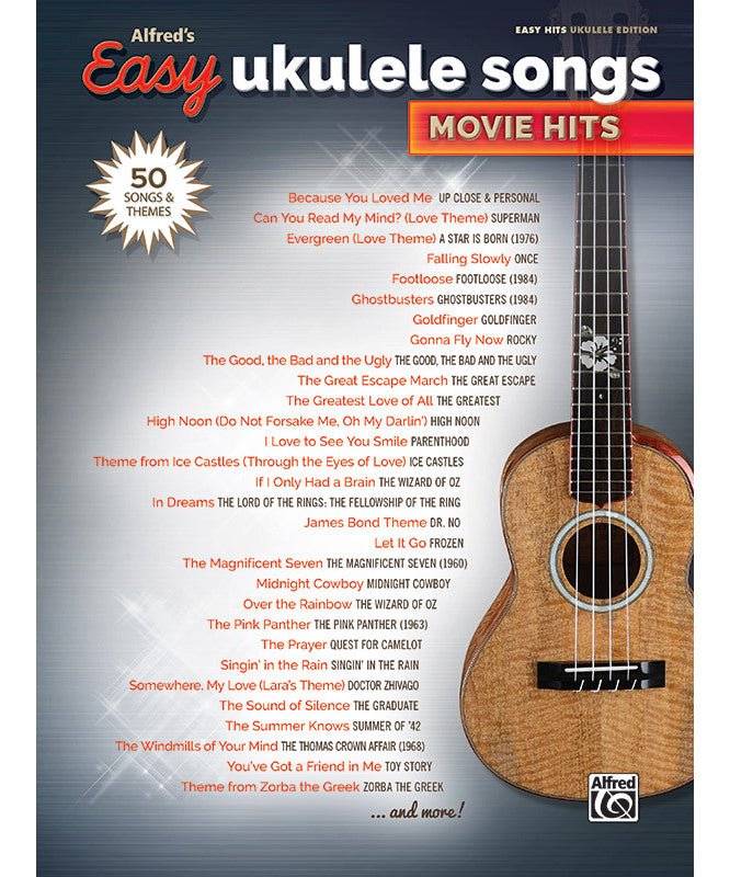 Alfred's Easy Ukulele Songs: Movie Hits - Remenyi House of Music