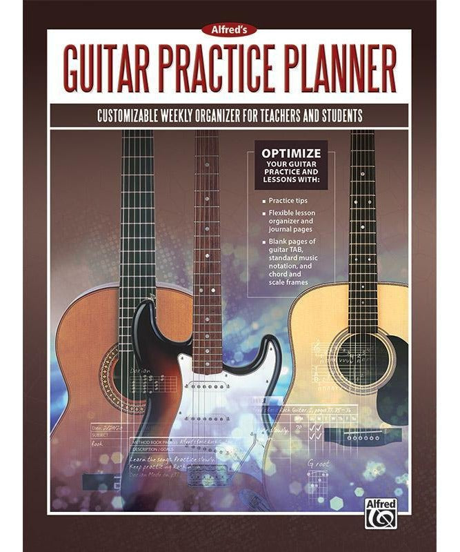 Alfred's Guitar Practice Planner - Remenyi House of Music