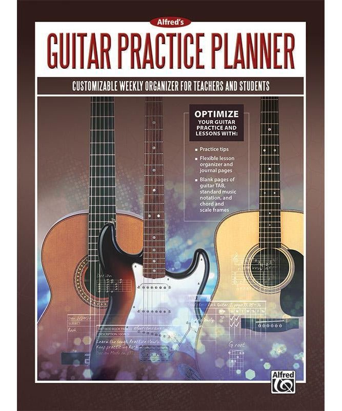 Alfred's Guitar Practice Planner - Remenyi House of Music