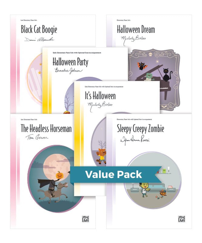 Alfred's Halloween Sheet Solos Value Pack - Remenyi House of Music