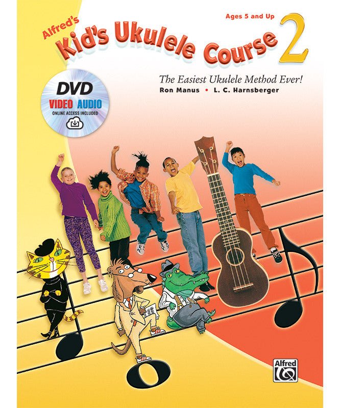 Alfred's Kids' Ukulele Course Book 2 - with DVD - Remenyi House of Music