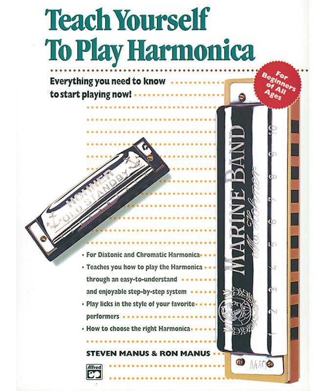 Alfred's Teach Yourself to Play Harmonica (Book & Harmonica) - Remenyi House of Music