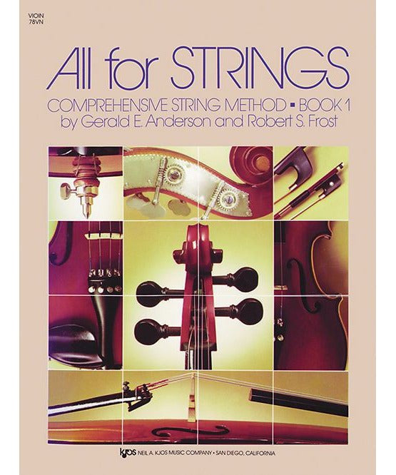 Anderson/Frost - All For Strings Book 1 - Remenyi House of Music