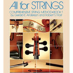 Anderson/Frost - All for Strings Book 1 (Cello) - Remenyi House of Music