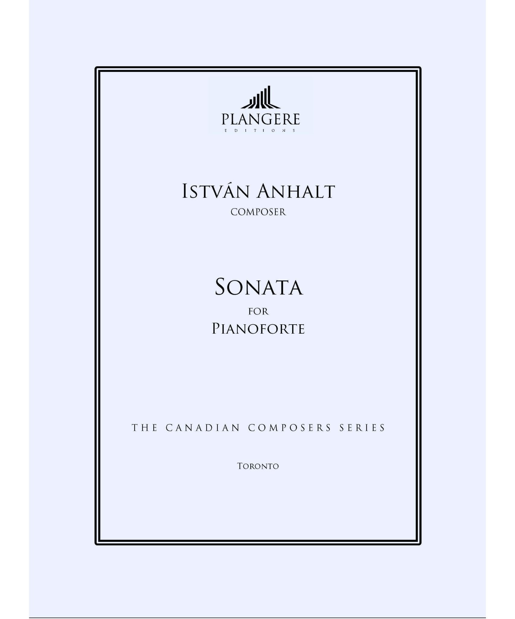 Anhalt I. - Piano Sonata - Remenyi House of Music