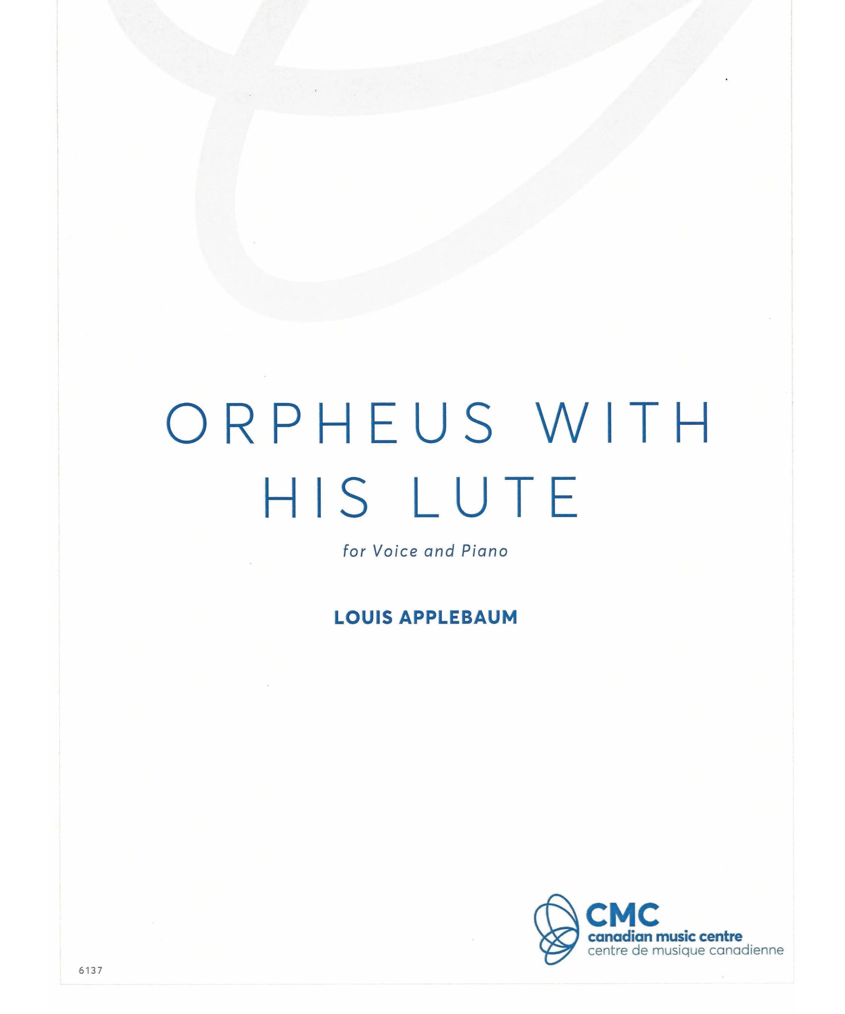 Applebaum, L. - Orpheus with His Lute - Remenyi House of Music