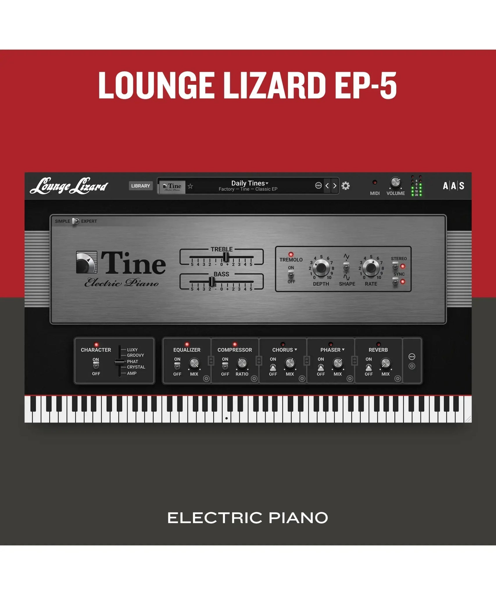 Applied Acoustic Systems Lounge Lizard EP - 5 Electric Piano Software - Remenyi House of Music