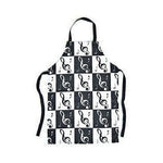 Apron - Treble Clefs (Black & White) - Remenyi House of Music