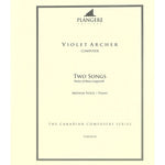 Archer, V. - Two Songs (Medium Voice) - Remenyi House of Music