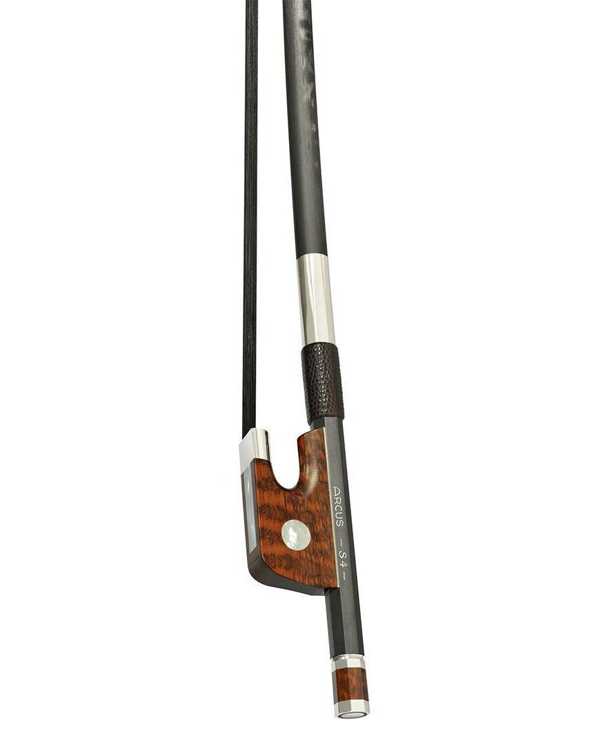 Arcus S4 French Stainless Steel Mounted Bass Bow - Remenyi House of Music