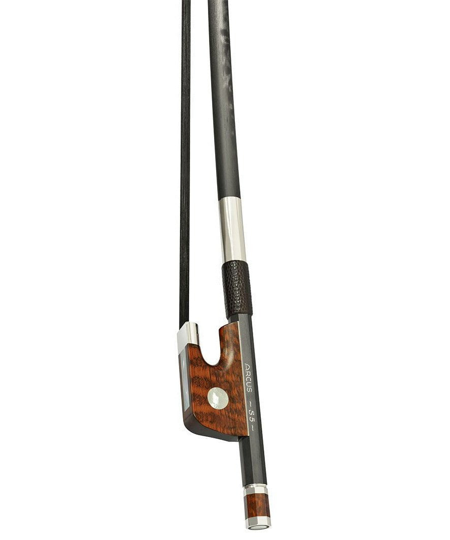 Arcus S5 French Silver Mounted Bass Bow - Remenyi House of Music