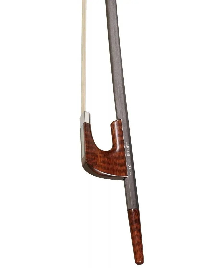 Arcus S6 Silver Mounted Bass Bow - Remenyi House of Music