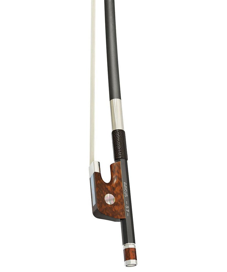 Arcus S7 French Silver Mounted Bass Bow - Remenyi House of Music