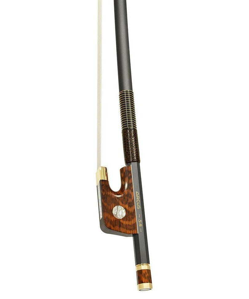 Arcus S8 French Gold Mounted Bass Bow - Remenyi House of Music