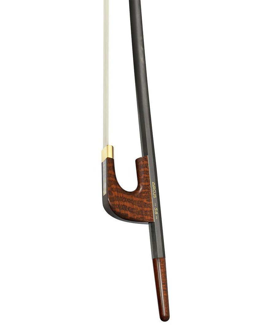 Arcus S8 Gold Mounted Bass Bow - Remenyi House of Music