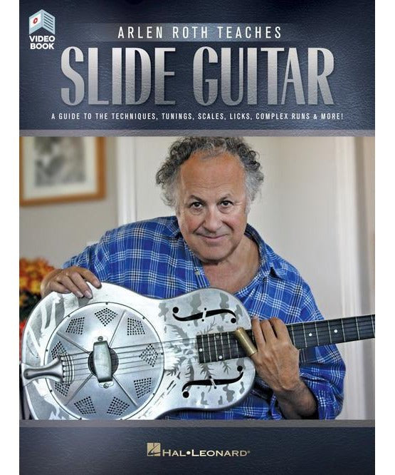 Arlen Roth Teaches Slide Guitar - Book with Online Video Lessons - Remenyi House of Music