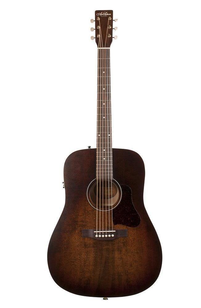 Art & Lutherie Americana Dreadnought Acoustic - Electric Guitar - Bourbon Burst - Remenyi House of Music