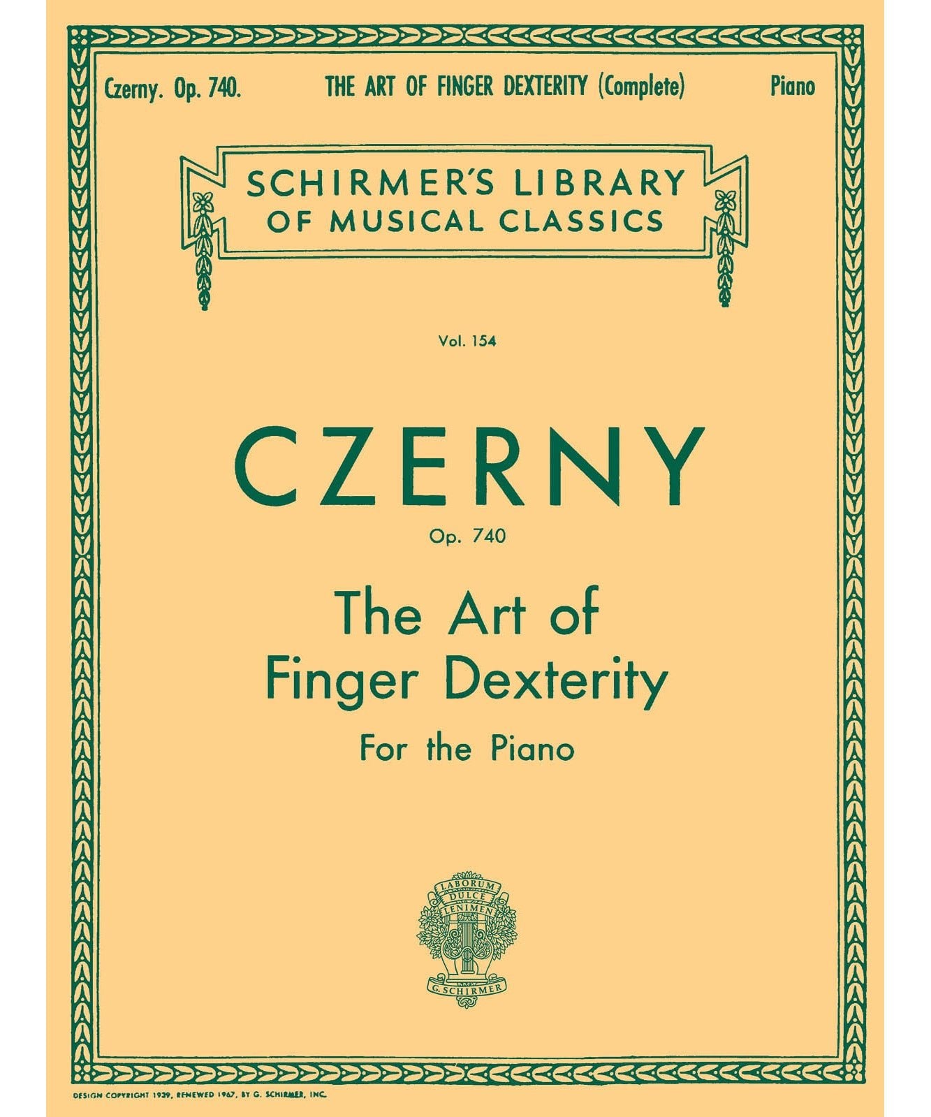 Art of Finger Dexterity, Op. 740 (Complete) - Remenyi House of Music