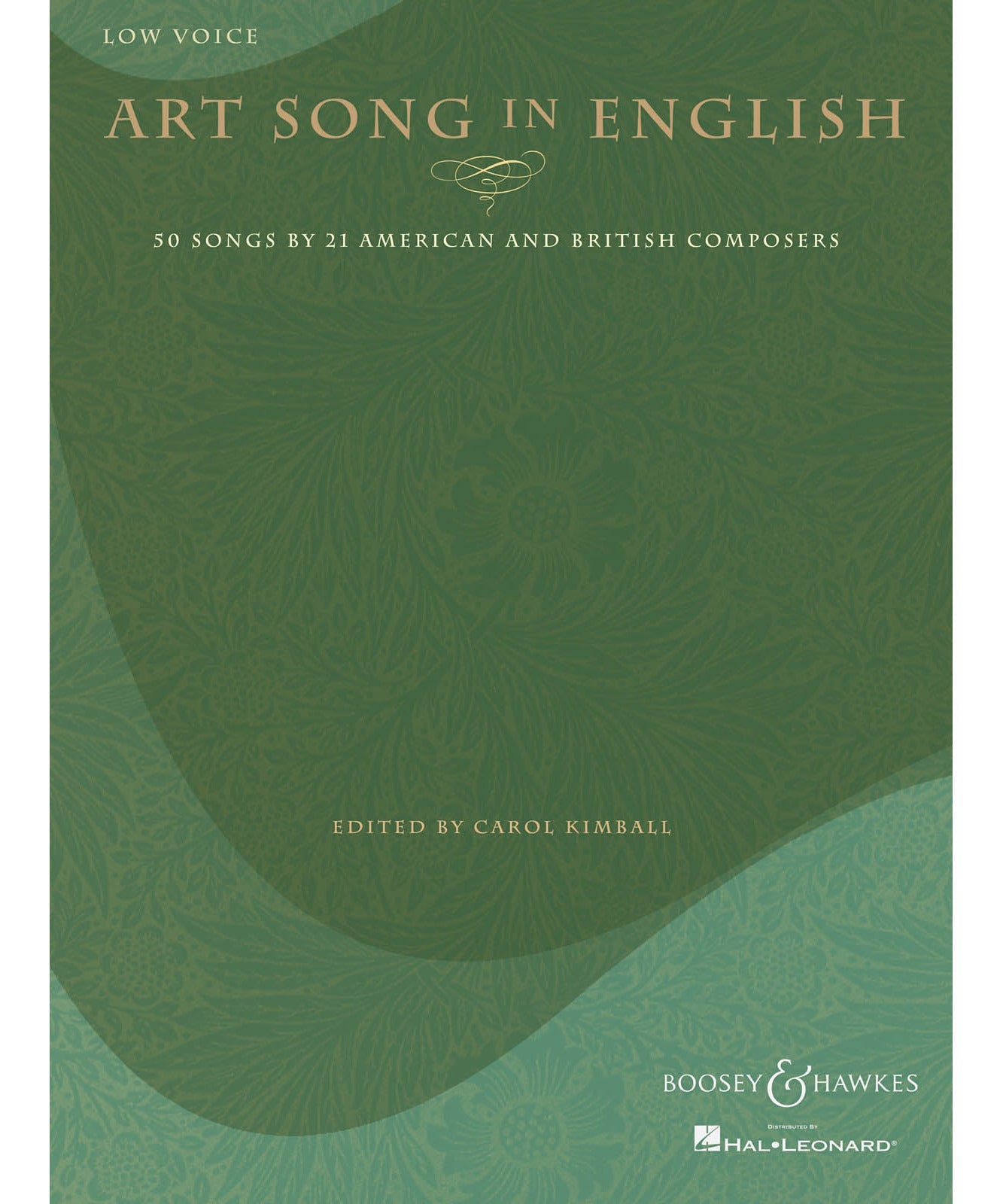 Art Song in English - 50 Songs by 21 American and British Composers (Low Voice) - Remenyi House of Music