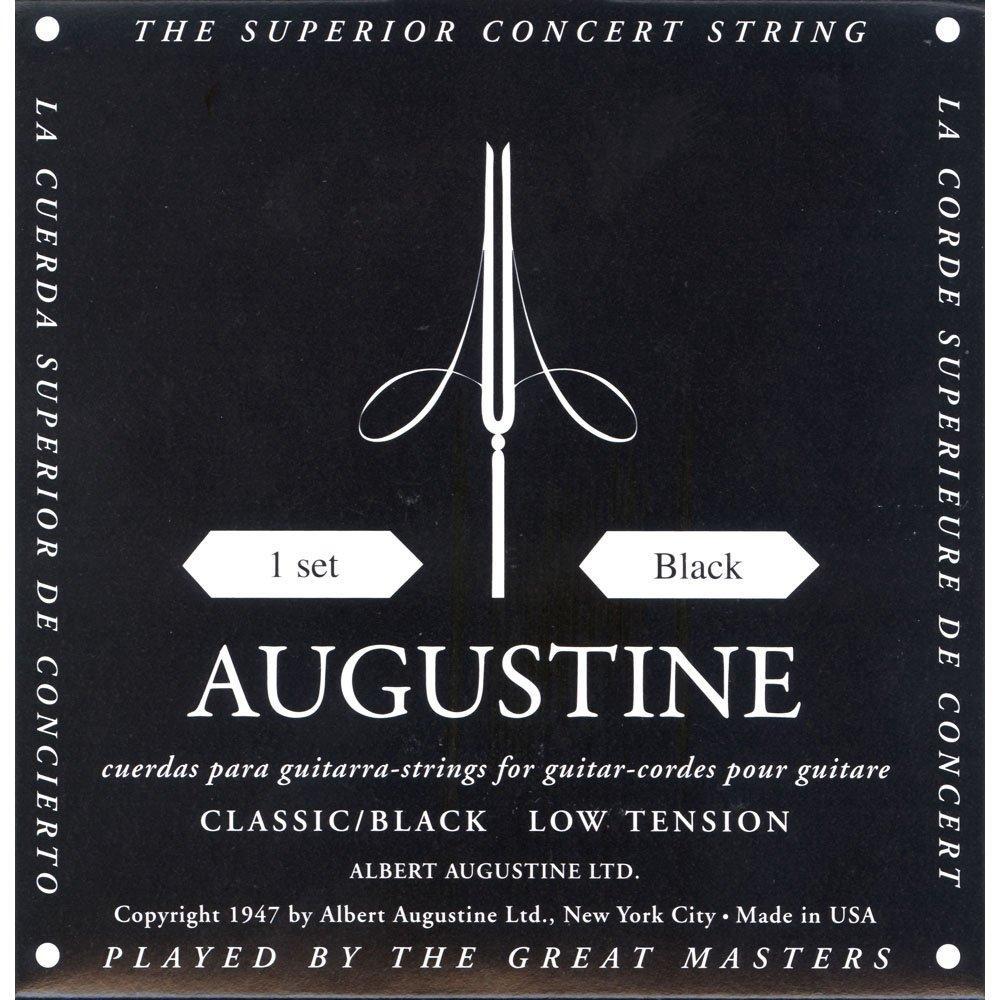 Augustine Classic Black MT/LT Classical Guitar Strings, Full Set - Remenyi House of Music