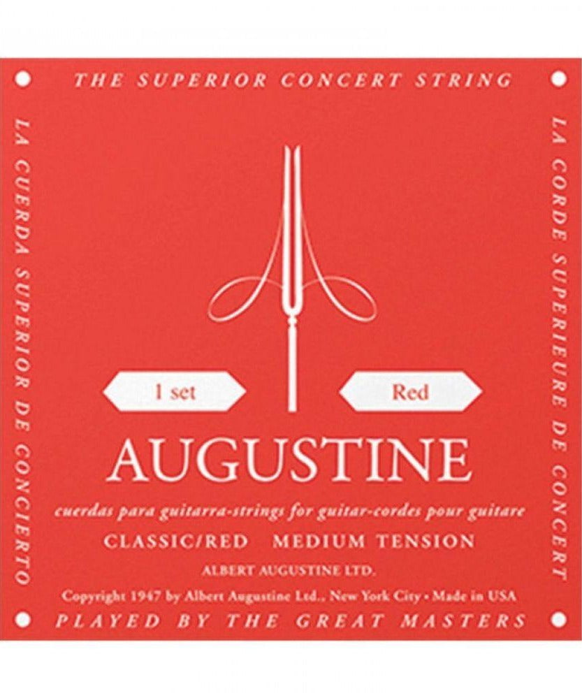 Augustine Red Classical Guitar Strings ARD - Medium Tension - Remenyi House of Music