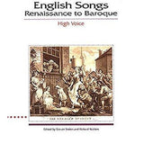 English Songs: Renaissance to Baroque (High Voice)