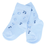 Baby Socks - Blue with Music Notes - Remenyi House of Music