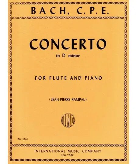 Bach C.P.E. - Flute Concerto in D Minor - Remenyi House of Music
