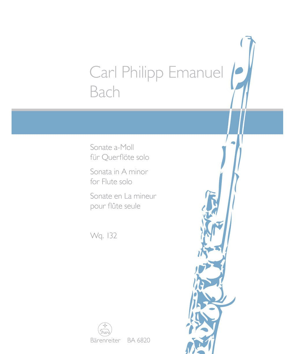 Bach, C.P.E. - Sonata for Flute solo in A minor Wq 132 - Remenyi House of Music
