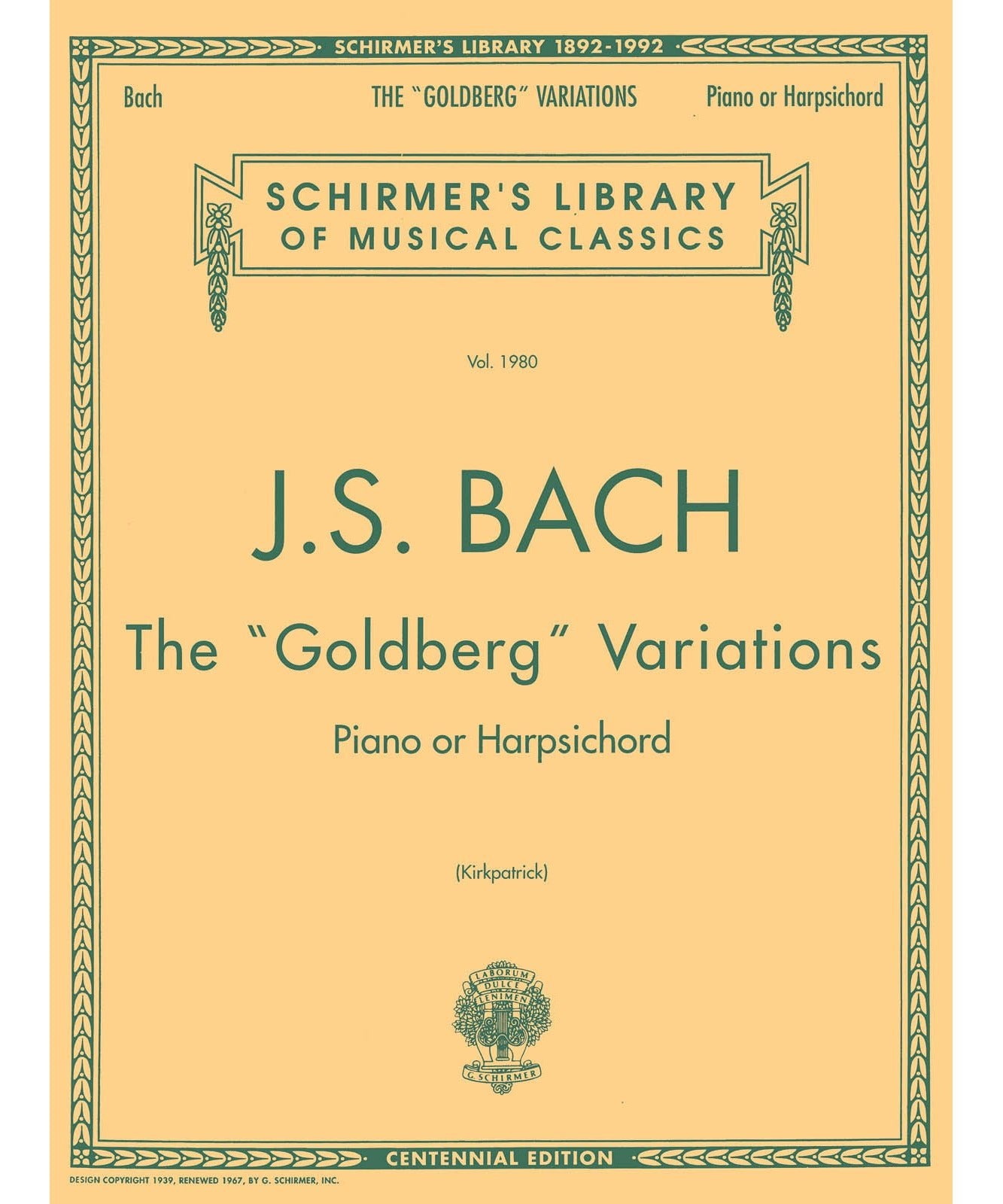 Bach: Goldberg Variations - Remenyi House of Music