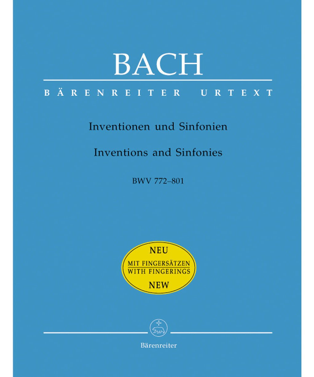 Bach - Inventions and Sinfonias BWV 772 - 801 (With Fingerings) - Remenyi House of Music