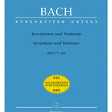 Bach - Inventions and Sinfonias BWV 772 - 801 (With Fingerings) - Remenyi House of Music