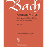 Bach J.S. - Cantata BWV 105 Herr, gehe nicht ins Gericht - Remenyi House of Music