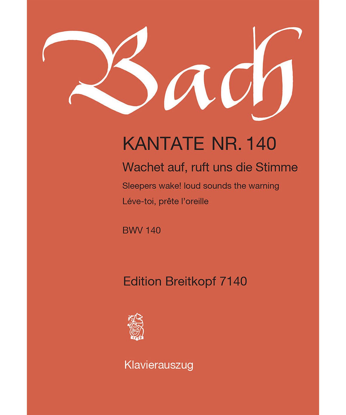 Bach J.S. - Cantata BWV 140 Wachet auf, ruft uns die Stimme - Remenyi House of Music