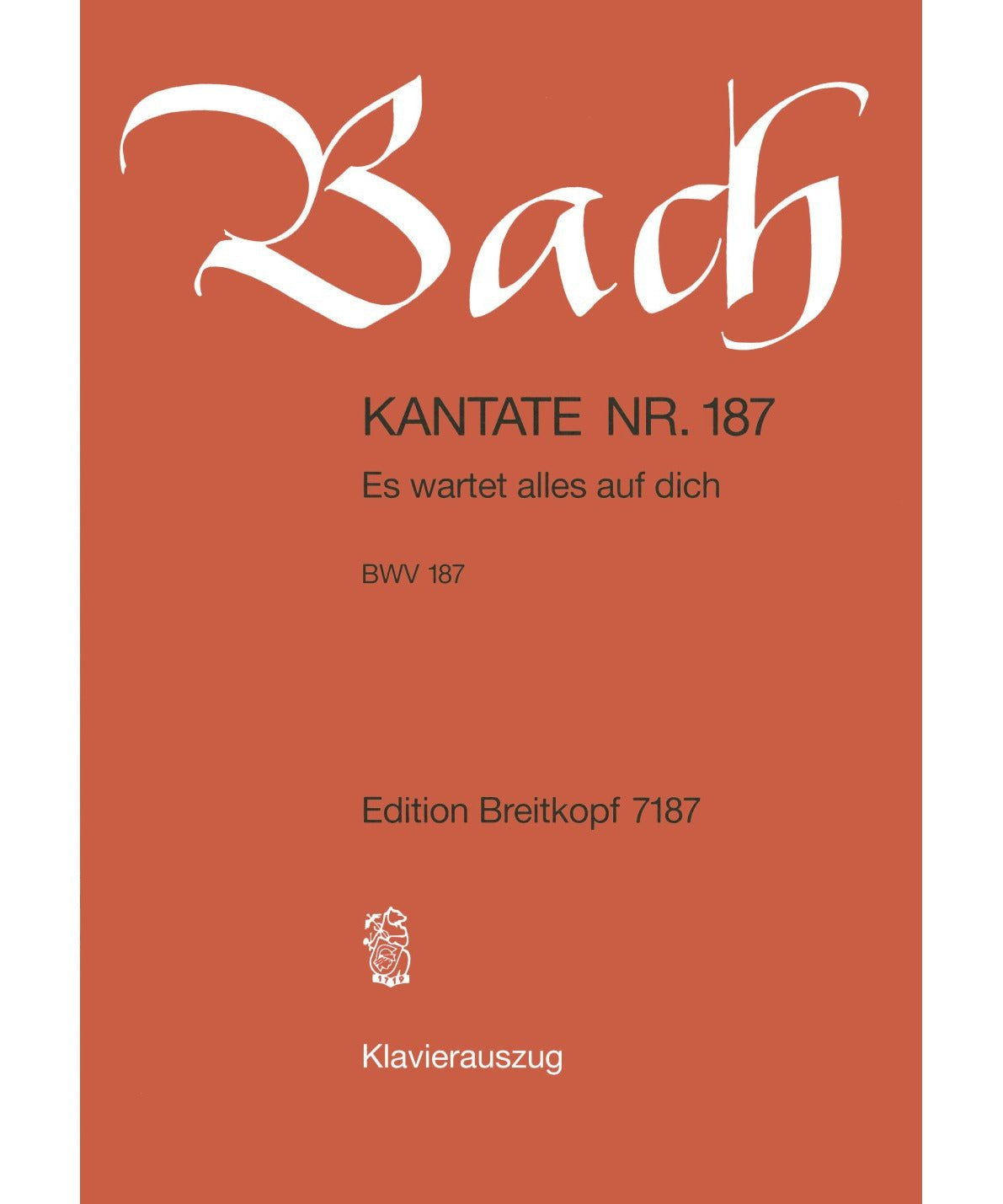 Bach J.S. - Cantata BWV 187 Es Wartet Alles Auf Dich - Remenyi House of Music