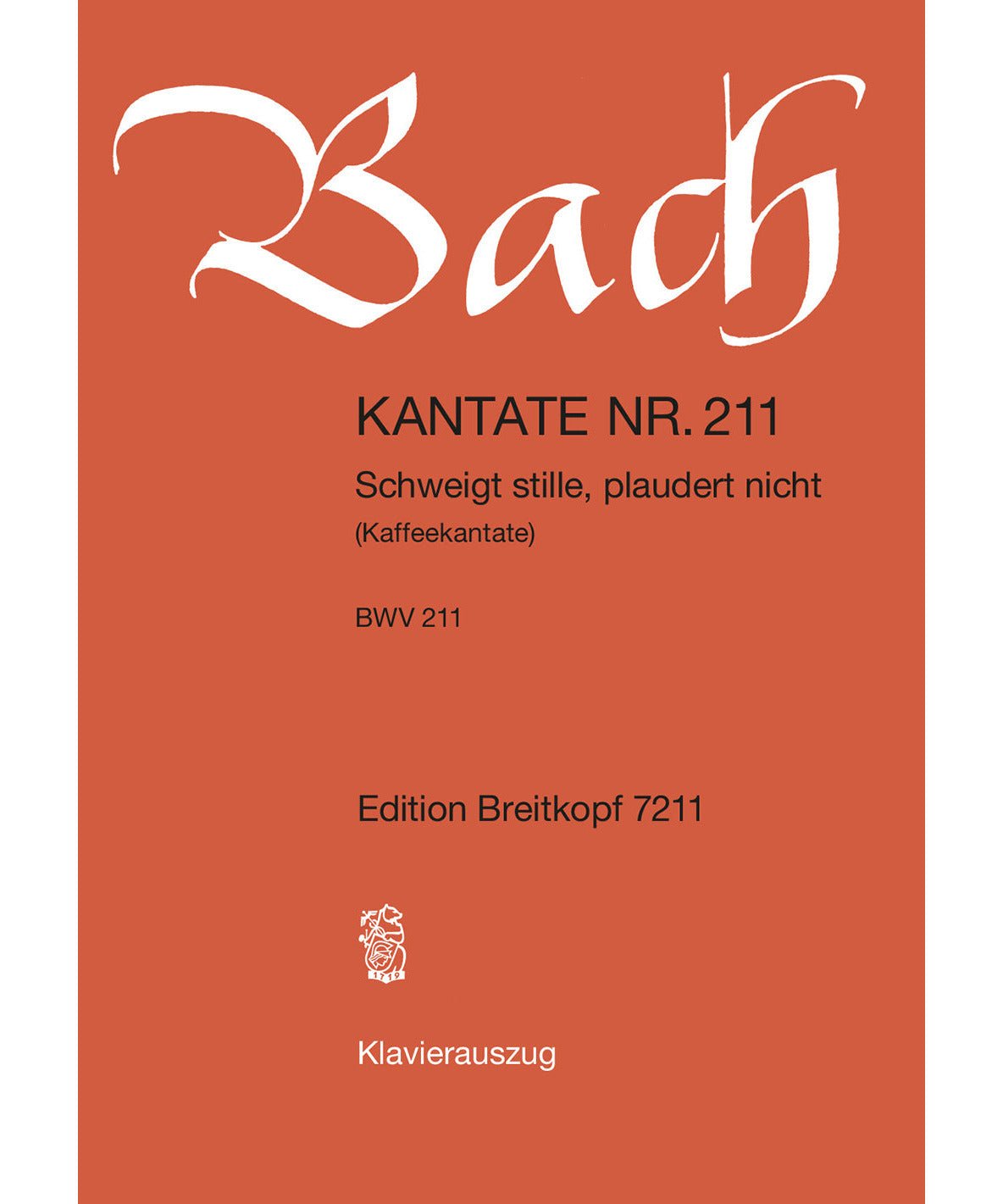 Bach J.S. - Cantata BWV 211 Coffee Cantata - Remenyi House of Music